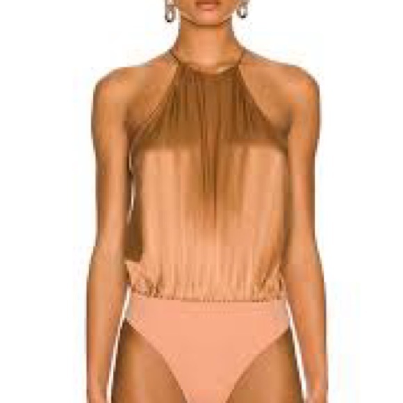 The Sei - 100% Silk Bodysuit | High Fashion | Size 10 - Picture 4 of 7
